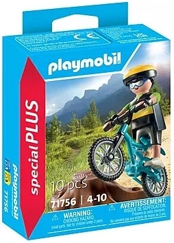 Playmobil Special Plus fietser op een mountainbike