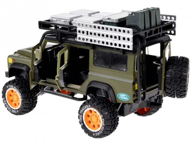 Metalen terreinwagen met geluid en LED-lichten