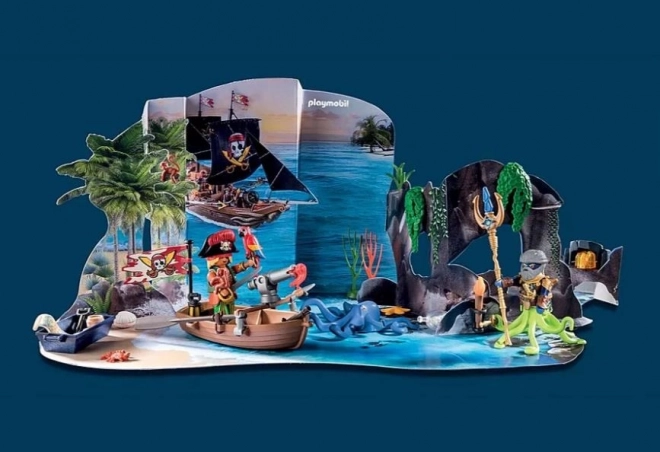 Set van piratenfiguren 71636 Adventskalender piraten