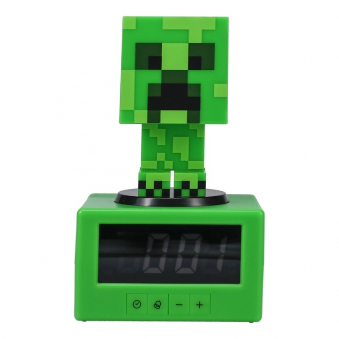 Wekker met Minecraft Creeper thema
