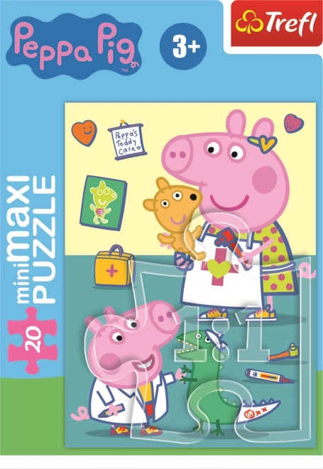 TREFL Puzzel Peppa Big: Gezondheidscontrole 20 stukjes