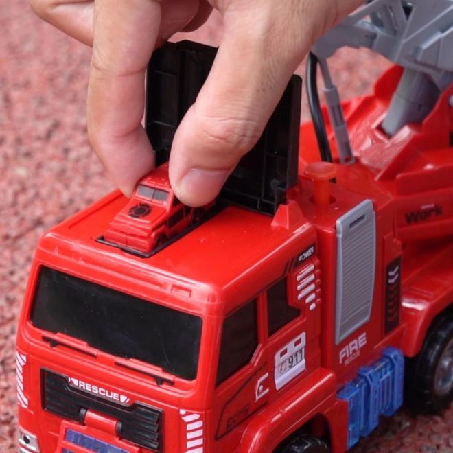 Interactieve Brandweerauto met Beweegbare Ladder