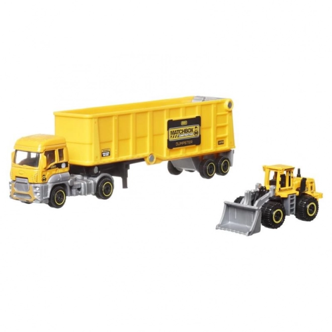 Transportvoertuig + auto Matchbox Convoys