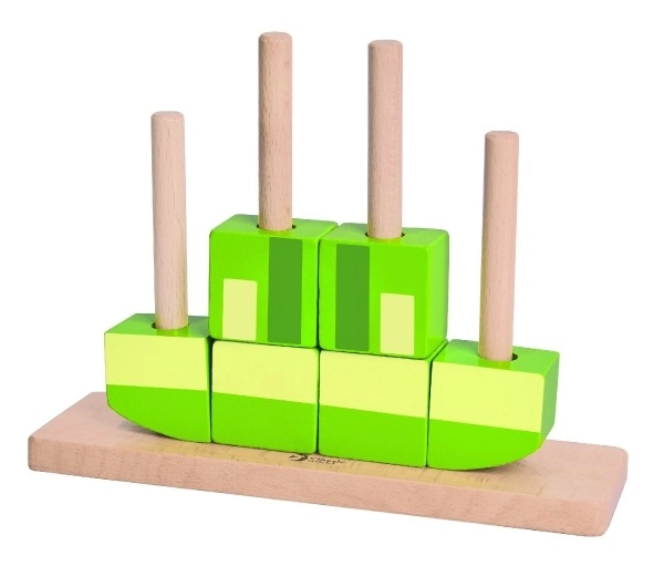 Houten puzzel - Kikker