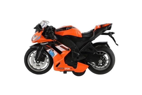 Racemotor met terugtrek-functie met licht en geluid