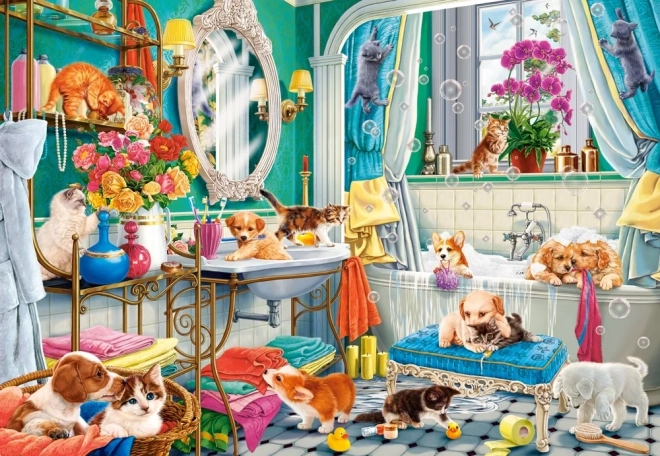 Puzzel Castorland Gek bad 1500 stukjes