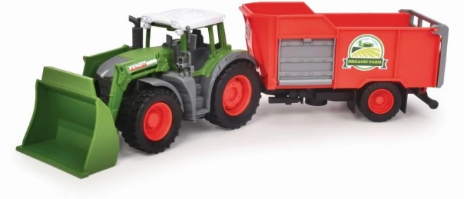 Boerderij met Fendt-tractor
