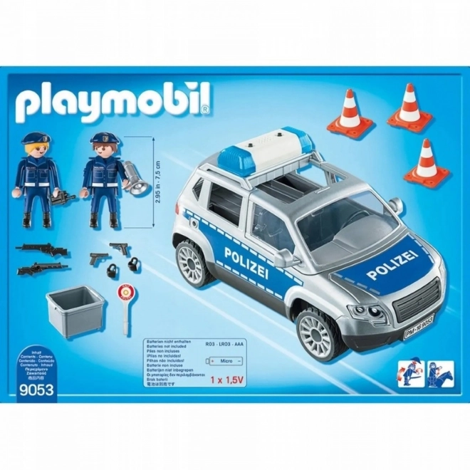 Set met figuren Stad 9053 Politie terreinwagen