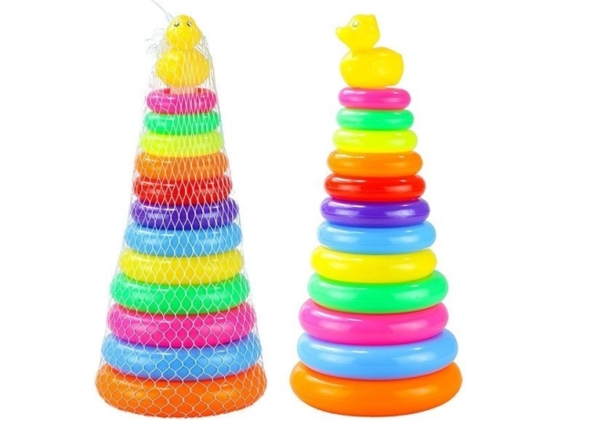 Piramide van cirkels Piramide 40 cm hoge puzzel