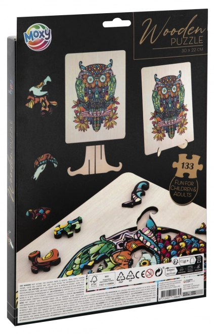 Contour puzzel uil
