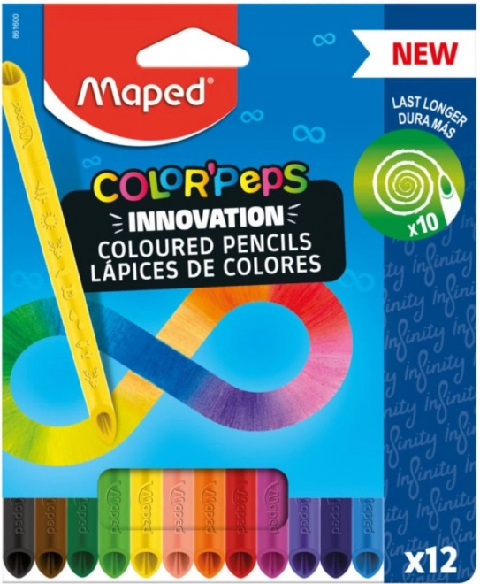 MAPED Kleurpotloden Color'Peps Infinity 12 stuks