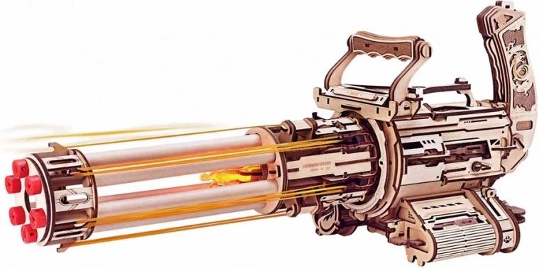 36 snelvuursschoten uit 6 roterende lopen