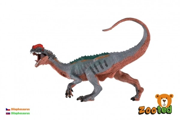 Dilophosaurus zooted plast 15cm in zak