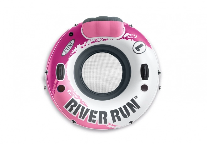 Zitje voor in het water met handgrepen roze