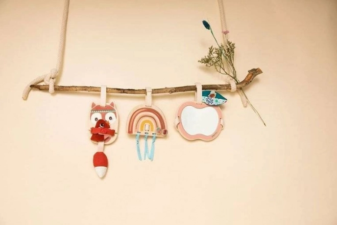 Lilliputiens - Houten hangspeeltjes Vos Alice 9 maanden+