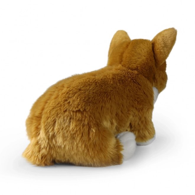 Pluchen hond corgi 32 cm van ecologische materialen