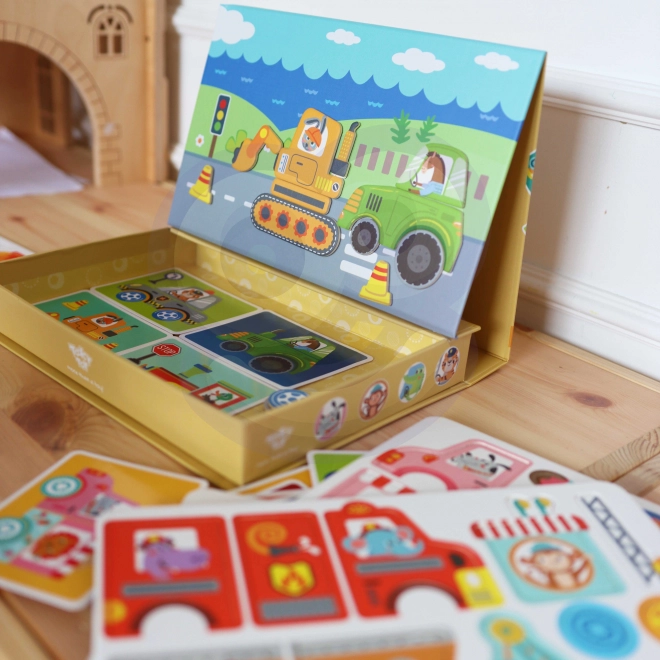 Tooky Toy Magnetische Montessori Kast met 80 Stukken