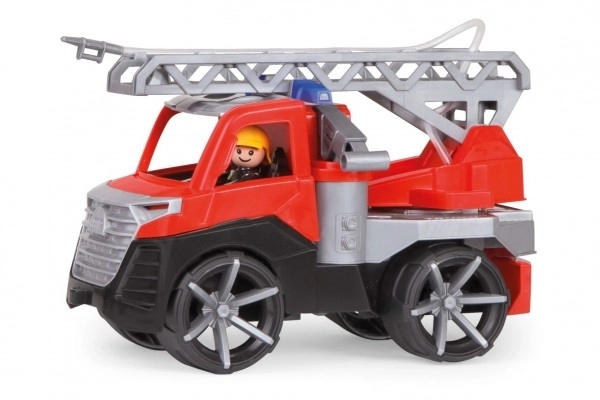 Auto Truxx 2 brandweer spuitende water plastic 29cm met figuurtje