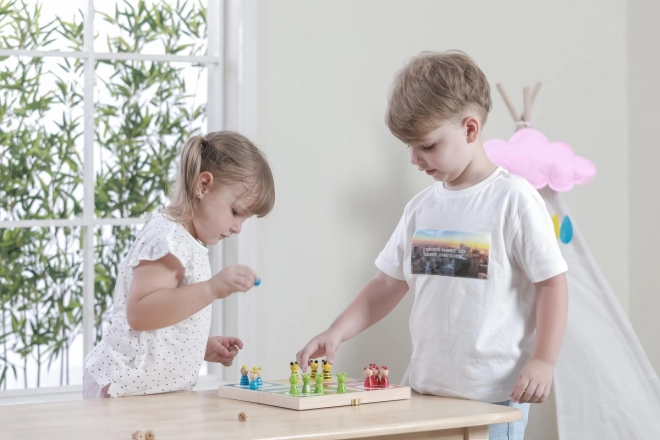 Houten Mens Erger Je Niet!