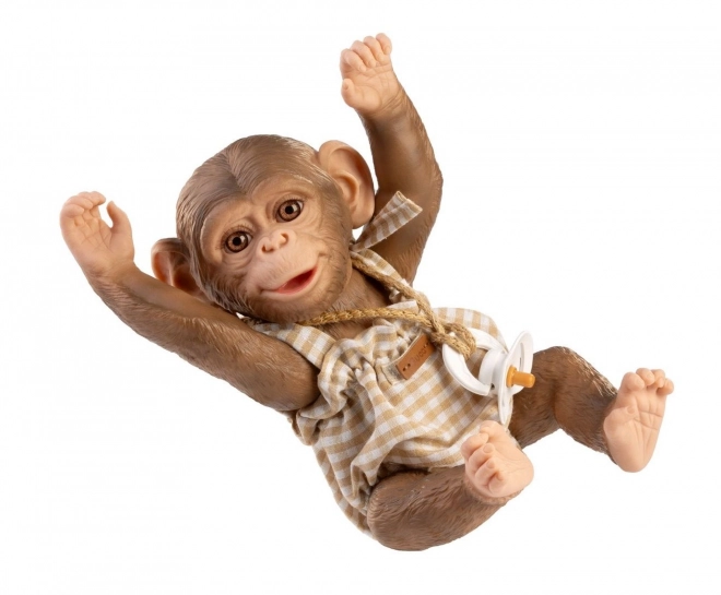 Guca 991 HERBOREN AAPJE - realistisch aapje baby met volledig vinyllichaam - 32 cm