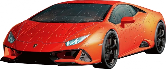 Puzzel 108 stukjes 3D Voertuigen Lamborghini Huracan Evo Arancio