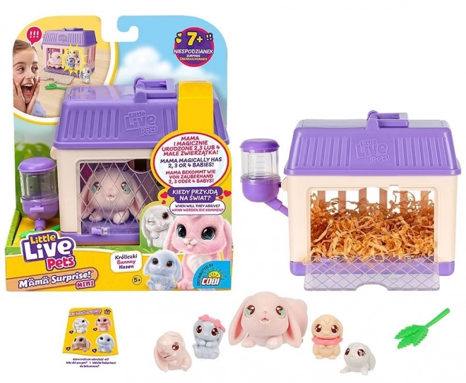 Figurine Little Live Pets - Mama Verrassing Mini Konijn