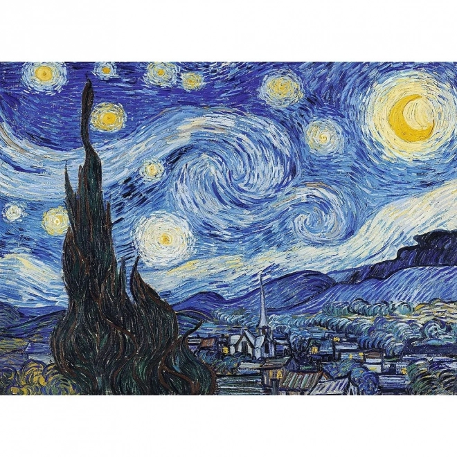 Houten puzzel Vincent van Gogh - Sterrennacht 200 stukjes
