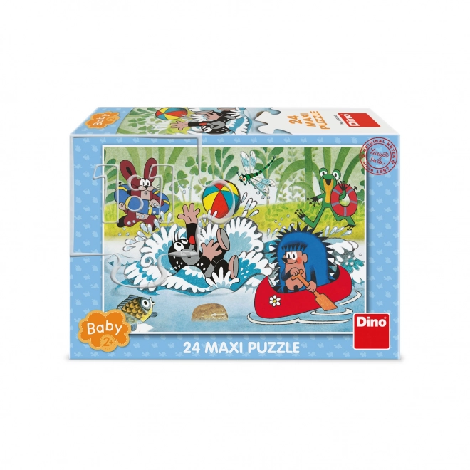 Dino Puzzel Krtek in het water 24 stuks maxi