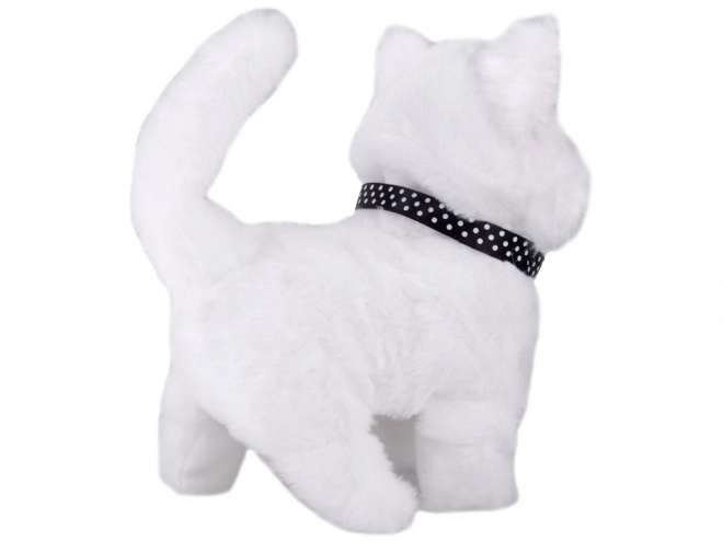 Witte schattige interactieve kat Psotek