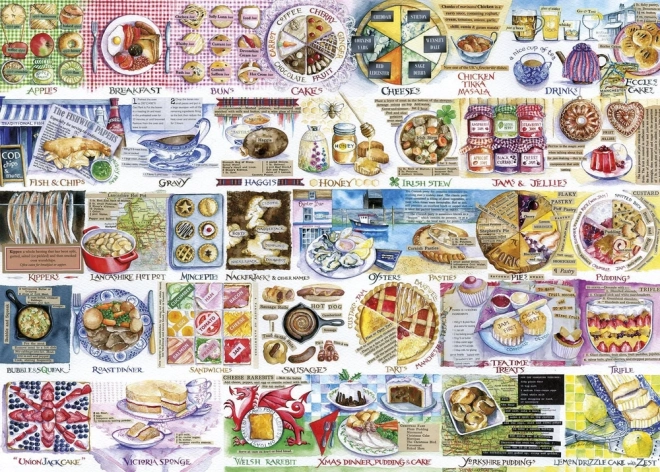 Legpuzzel Gibsons Pork Pies and Puddings 1000 stukjes