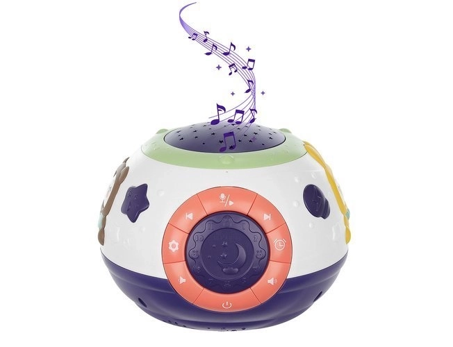 Kinder nacht lampje met projector en muziek