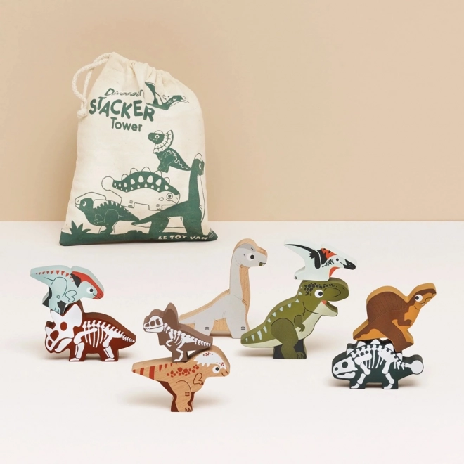 Opvouwbare toren dinosaurussen van Le Toy Van