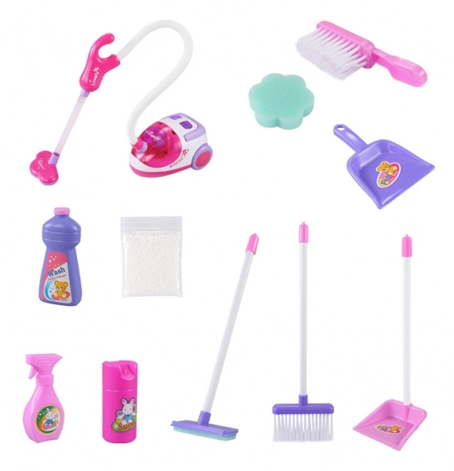 Schoonmaakset met stofzuiger Woopie