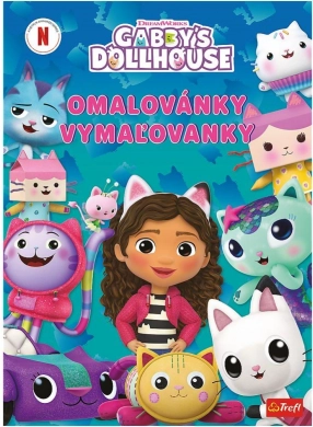 kleurboek Gabby's Dollhouse 20 × 27,3 cm, 24 pagina's