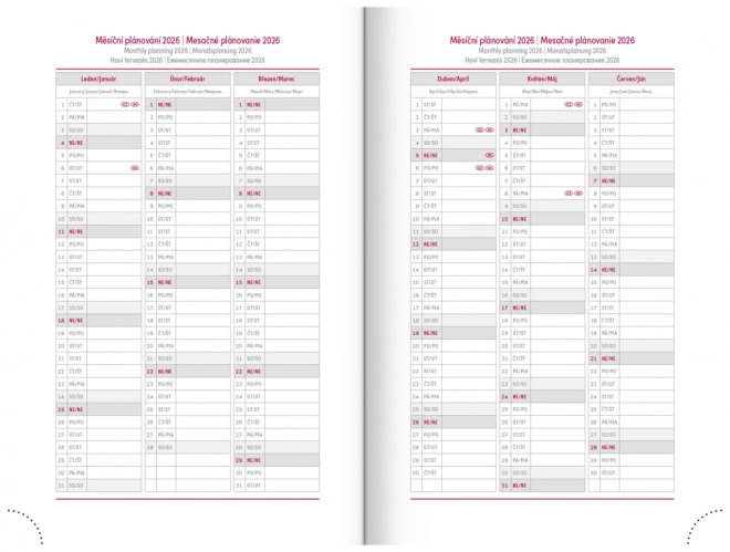 Notique dagelijkse agenda Cambio zwart 2025