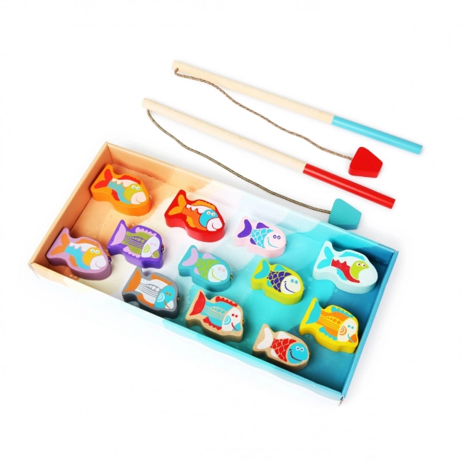 CUBIKA 13739 Rybolov - houten spel 14 delen