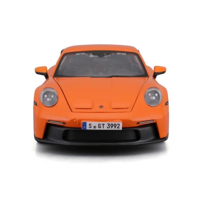 Bburago Porsche 911 GT3 model oranje 1:24