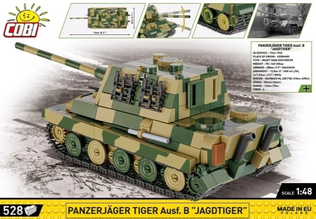 Constructieset Tank Panzerjäger Tiger Ausf. B Jagdtiger