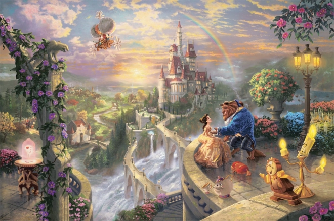 Puzzel Belle en het Beest 1000 stukjes SCHMIDT