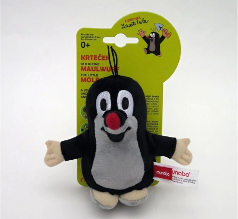 Mol pluchen knuffel 10 cm