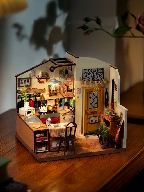 RoboTime 3D Houten puzzel Gezellige keuken