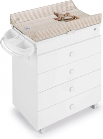 Verschoontafel CAM Asia Bianco, wit