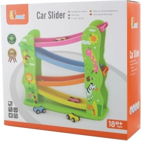 Houten autoglijbaan