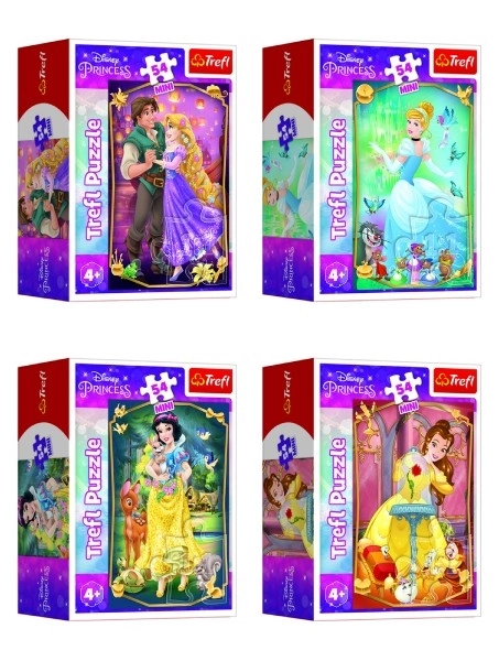 Minipuzzel Mooie Prinsessen/Disney Prinses 54 stukjes