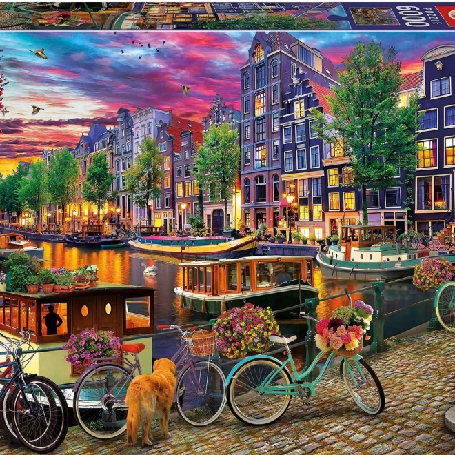 Educa Puzzel Fietsen in Amsterdam 6000 stukken