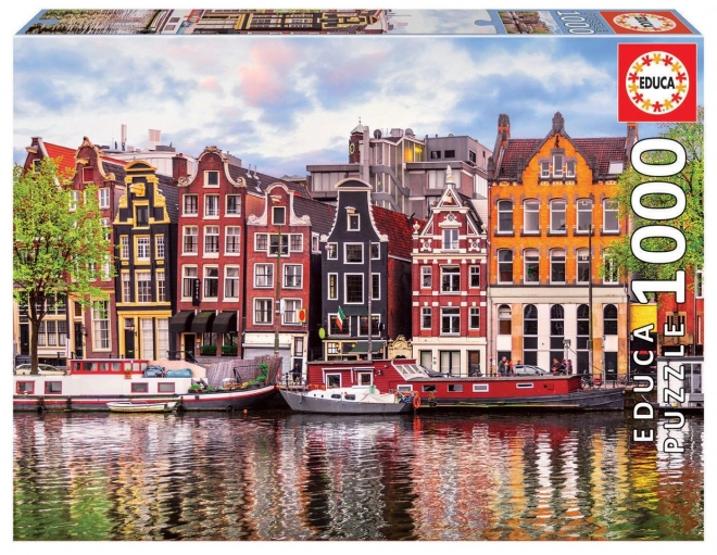 EDUCA Puzzel Dansende huizen, Amsterdam 1000 stukjes