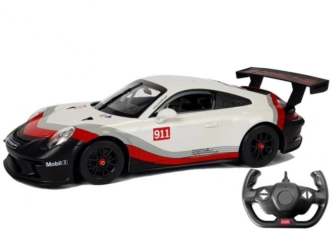 Afstandsbediening auto Porsche 911 GT3 CUP Rastar 1:14 wit