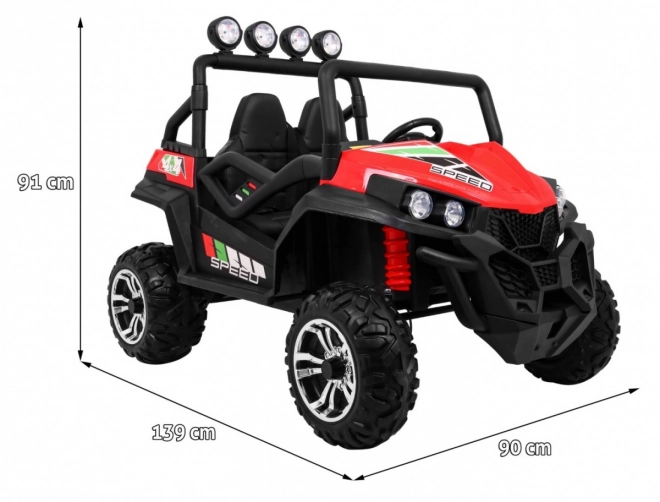 Kinder terreinwagen BUGGY Lift 4x4 met afstandsbediening, MP3 en LED-verlichting