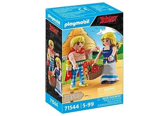 Set Asterix Tragikomik en Falbala
