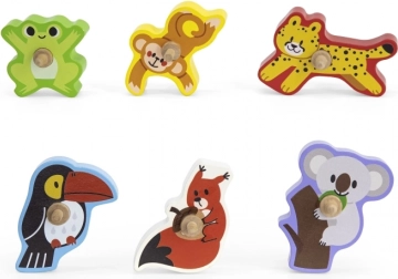 Zes unieke dierenfiguurtjes